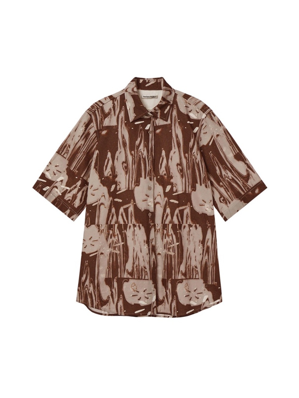The Open Product YY Planter oversized button down short sleeve camp shirt